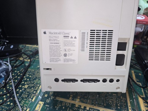 Apple Macintosh Classic M1420 EMPTY-Intact-Back Casing Shell #3-Just OK Cosmetic - Picture 4 of 19