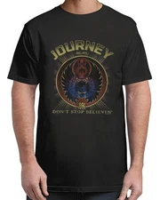 Journey Gold Don't Stop Believin' Scarab Logo Vintage Adult S-4XL T-Shirt