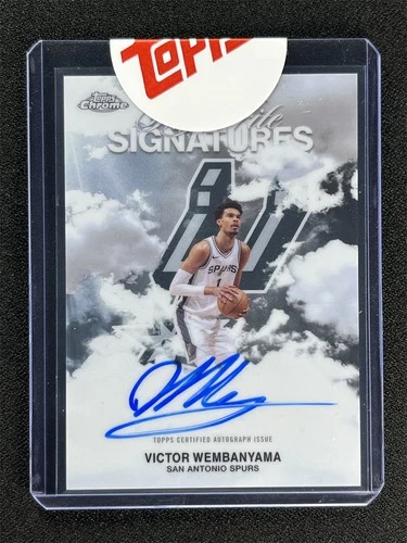 2025 Topps Chrome Victor Wembanyama Sky Write Signatures (RAW)