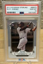 2019 Bowman Sterling - Rookie Eloy Jimenez #BSR-70 PSA 10 Blue Jays