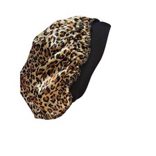 2-in-1 Reversible Satin Bonnet Adjustable Elastic Hair Wrap Sleep Cap Women
