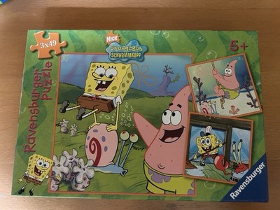 Ravensburger Puzzle 3 x 49 Sponge Bob Kinder