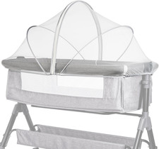 Bassinet Mosquito Net Cover Baby Bug Insect Mesh Bedside Sleeper Travel Crib Bre