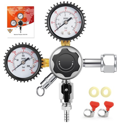 #ad #ad MRbrew Keg CO2 Regulator Kegerator Regulator CGA 320 0 60 PSI Working Press... $56.21