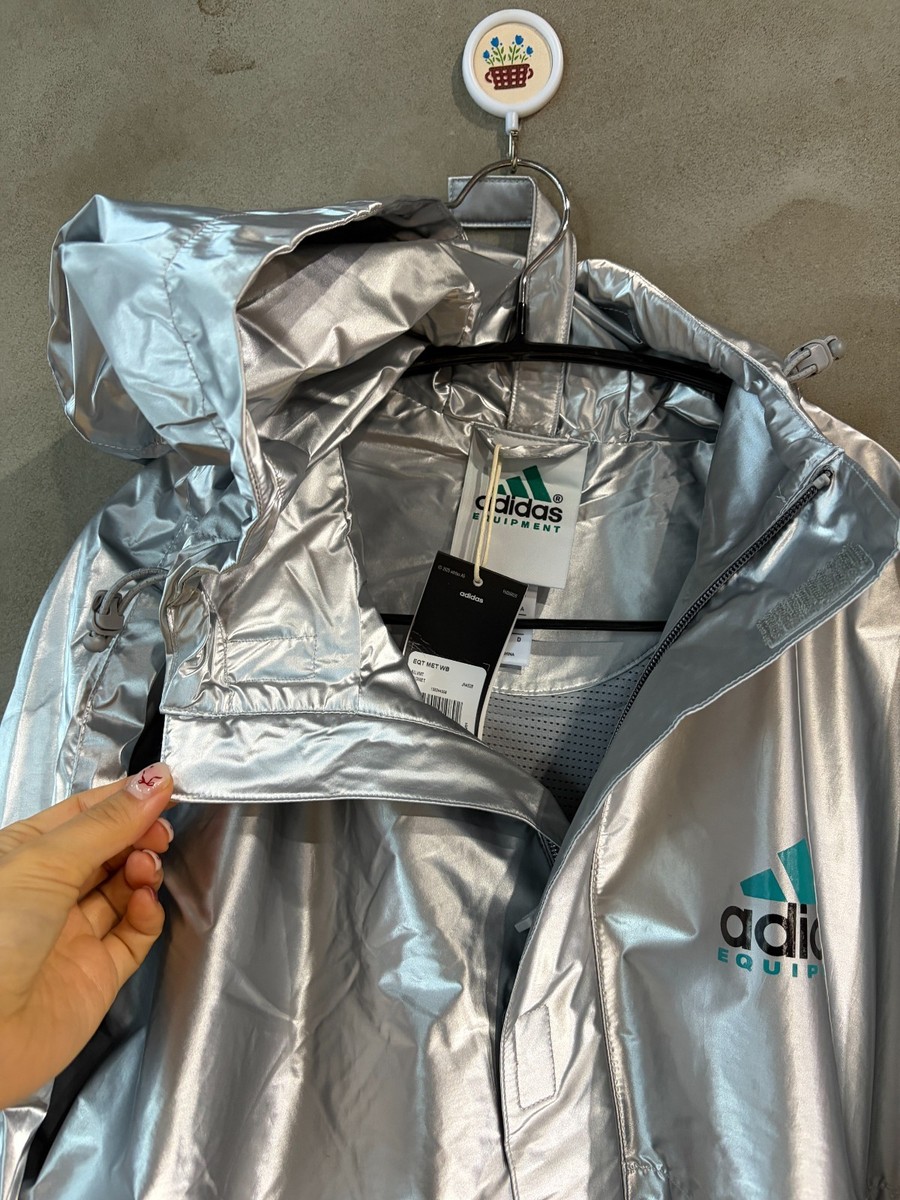 adidas EQT Metallic Windbreaker Jacket Men's Running Sports Top
