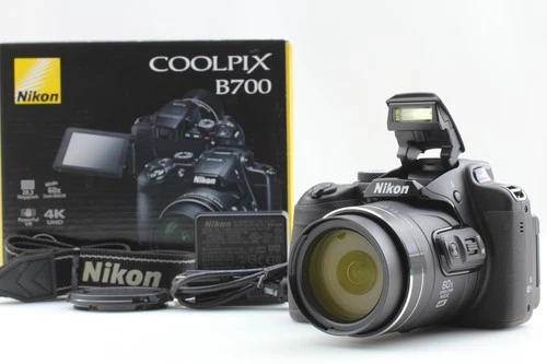 [MINT] Nikon Coolpix B700 20.2 MP Digital Camera Optical 60x Zoom BK From JAPAN