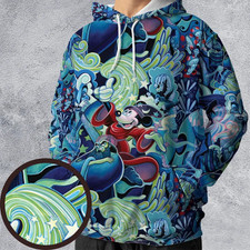 Magical Memories Fantasia All-over Print Hoodie, unisex adults S-5XL