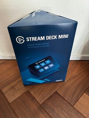 Elgato Gaming Stream Deck Mini Keyboard Corsair Compact Macro Controller Unused