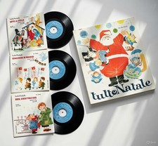 Tutto Natale Fiabe Sonore Fabbri Tutti e 3 i dischi vinili 45 giri fine anni 60