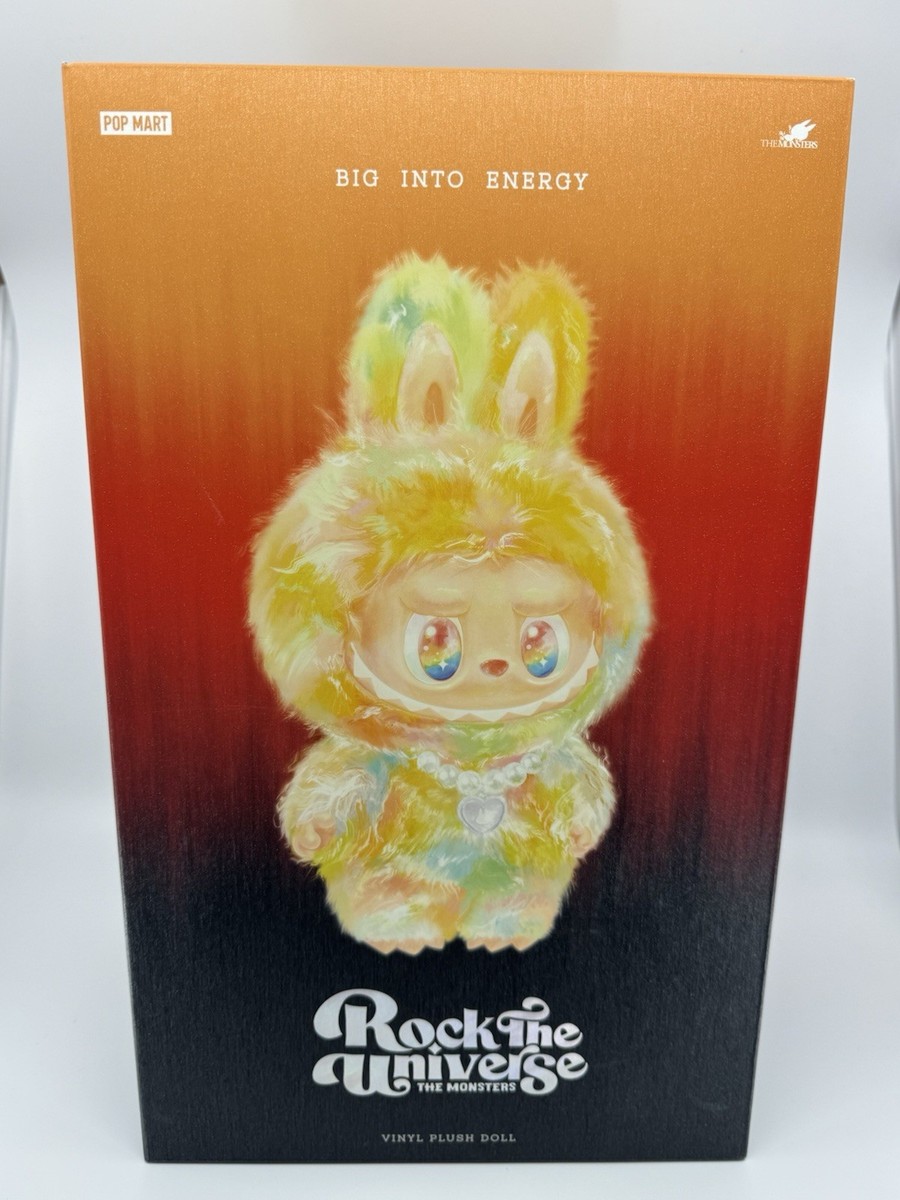 POP MART THE MONSTERS BIG INTO ENERGY ROCK THE UNIVERSE PLUSH DOLL