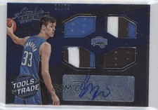 2016-17 Panini Absolute Quad 20/75 Stephen Zimmerman #29 Auto 2r7