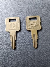 Vintage  OEM Caterpillar CAT 5P8500 Ignition Key DO NOT DUPLICATE lot of 2 keys