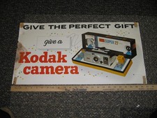 KODAK camera store display sign 1960s SUPER 27 camera poster 2