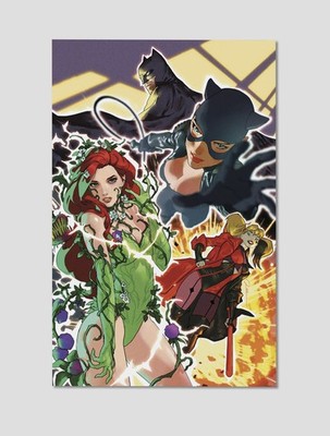 Gotham City Sirens Premium Giclee Print 11'' x 17'' DC Comics Wall Art