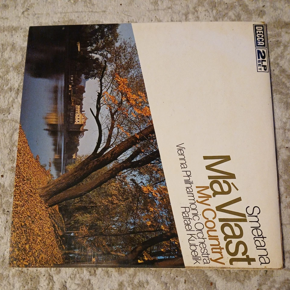 Smetana Ma Vlast- Rafael Kubelik & Vienna Philharmonic - x 2 LP vinyl album  - Image 3 of 4