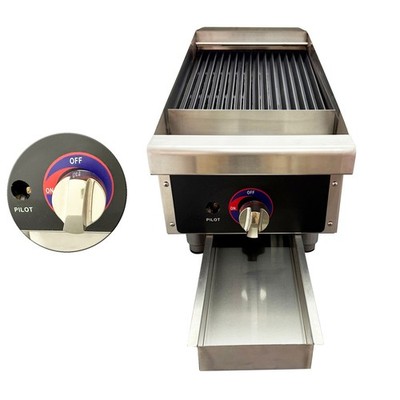 CB-12 Countertop Steak Grilling Meat Machine Natural Gas Barbecue Machine