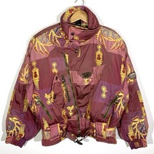 Veste Parka Ski Graphique All Over Print Vintage 80’s Emmegi (Made In Austria)