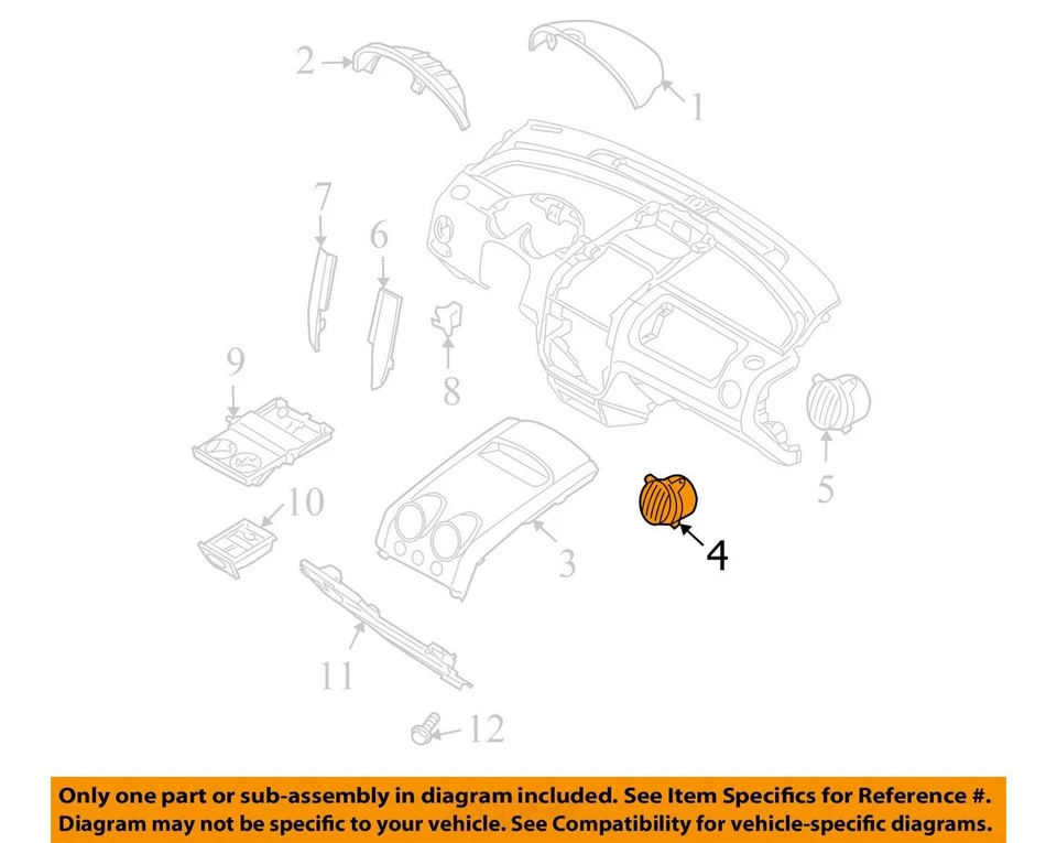 Chevrolet Aveo5 2006-2008 parrilla Aveo ASM I P CTR AIR OTL 96419149 - NUEVO OEM Foto 2 de 3