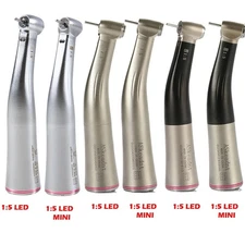 Yabangbang Dental Electric Handpiece 1:5 Contra Angle Fiber Optic High Speed NSK