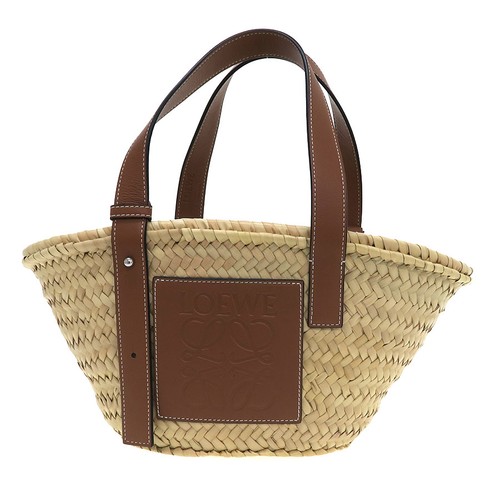 Loewe Basket Bag Small 327.02.S93 Palm Leaf Calfskin Beige Tote