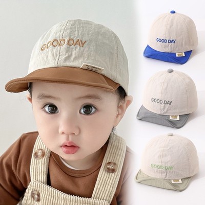 Weiche Brim Baseball mütze Stickerei Trucker Hut Sonnenschutz Hut  Neugeborenes