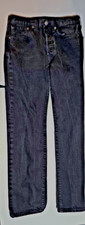 Vintage Levi's 501 Jeans Men's 31 x 30 Black Straight Leg  Button Fly