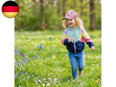 Mädchen Cap Leichte Sommer Basecap für Kinder Kappe Adjustable Baseballkappe S