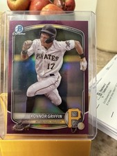 Bowman 2025 Chrome Fuchsia Refractor Konnor Griffin /199 Pirates #BCP-86