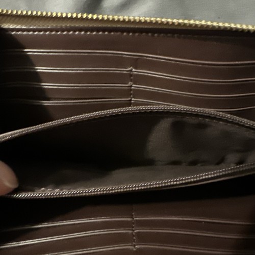 Coach Accordion Zip Wallet in Signature Canvas with Strawberry - Afbeelding 7 van 7