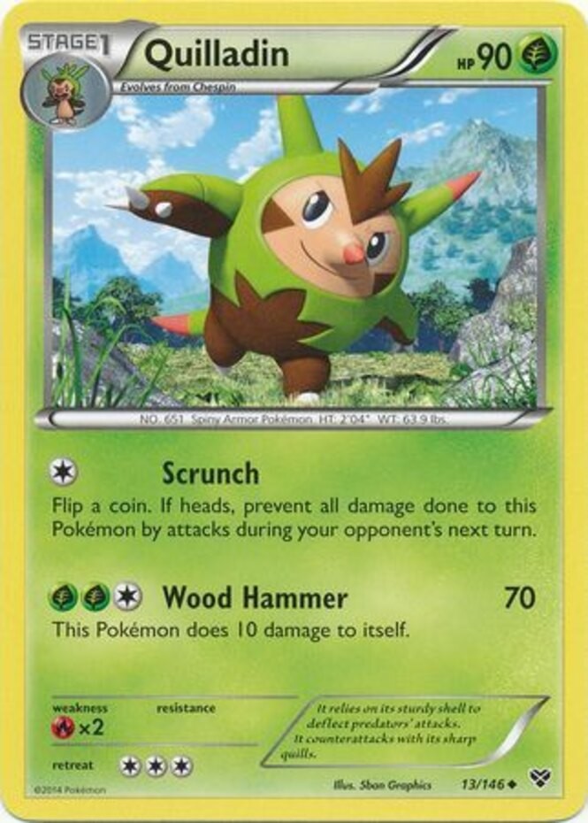 Quilladin - 13/146 - Uncommon - Lightly Played