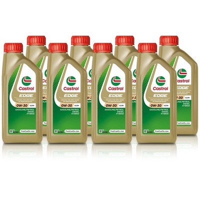 CASTROL 8x 1 L LITER EDGE 0W-30 A3/B4  MOTOR-ÖL MOTOREN-ÖL