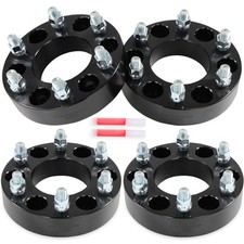 4 Pcs 1.5 38mm 6x135 To 6x5.5 Wheel Adapters 14x2 For 2003-2014 Ford Expedition