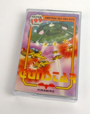 Schneider CPC 464 Amstrad in OVP -- GUNSTAR (Firebird) -- Tape