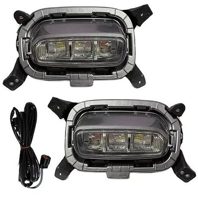 Fog Lamp Set For KIA Seltos Ice Cube Type LED With Complete Kit (PAIR) 2019-2023
