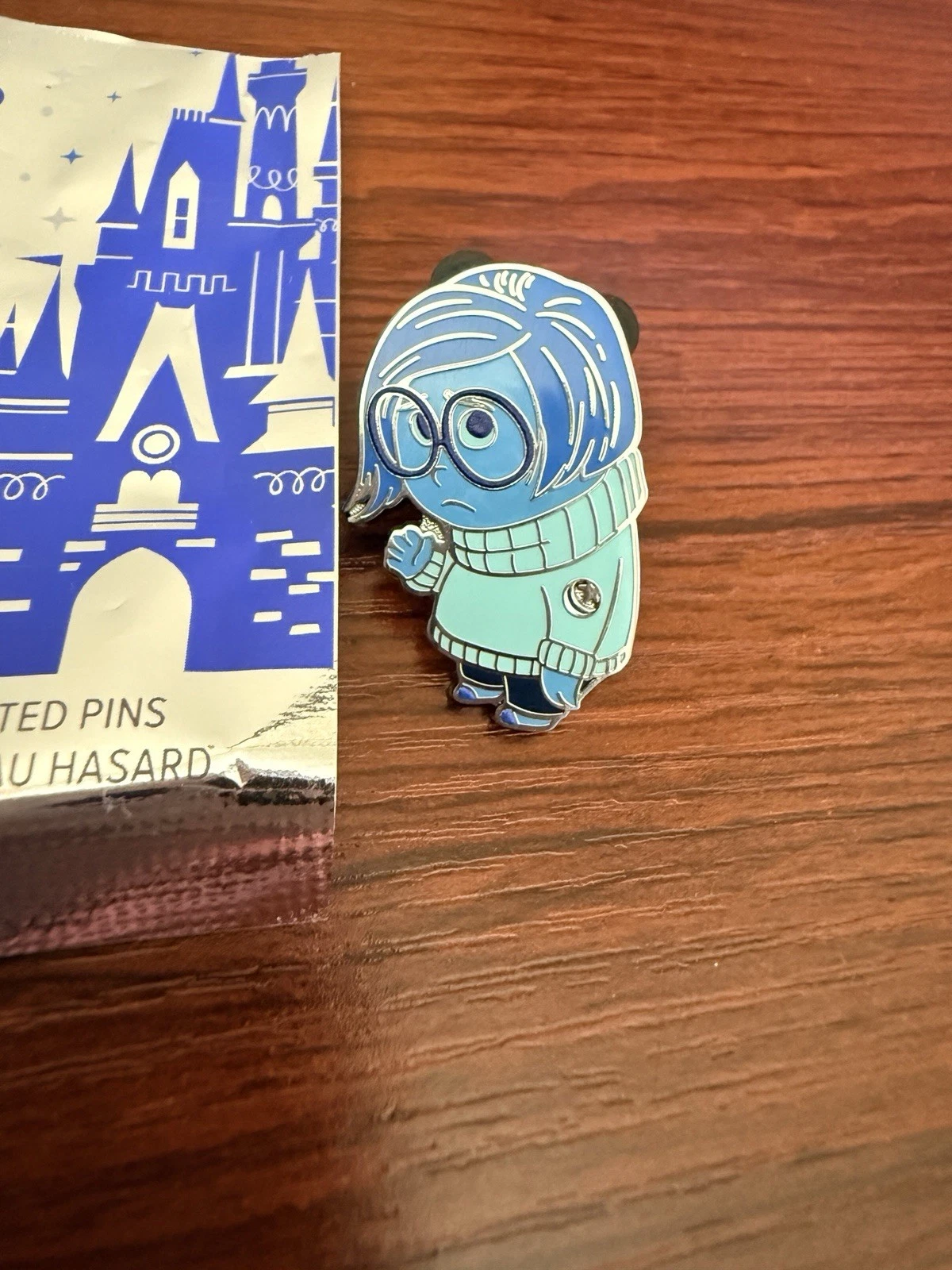 Disney World Pin Trading Authentic 2025 Wave A Hidden Mickey Blue Series Sadness