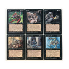 Magic The Gathering Necrite & Mindstab Thrull x6 Old Border arte mixto LP negro miedo lote