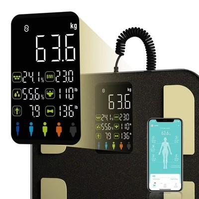 Smart Body Fat Scale with Bluetooth App & BMI Analysis
