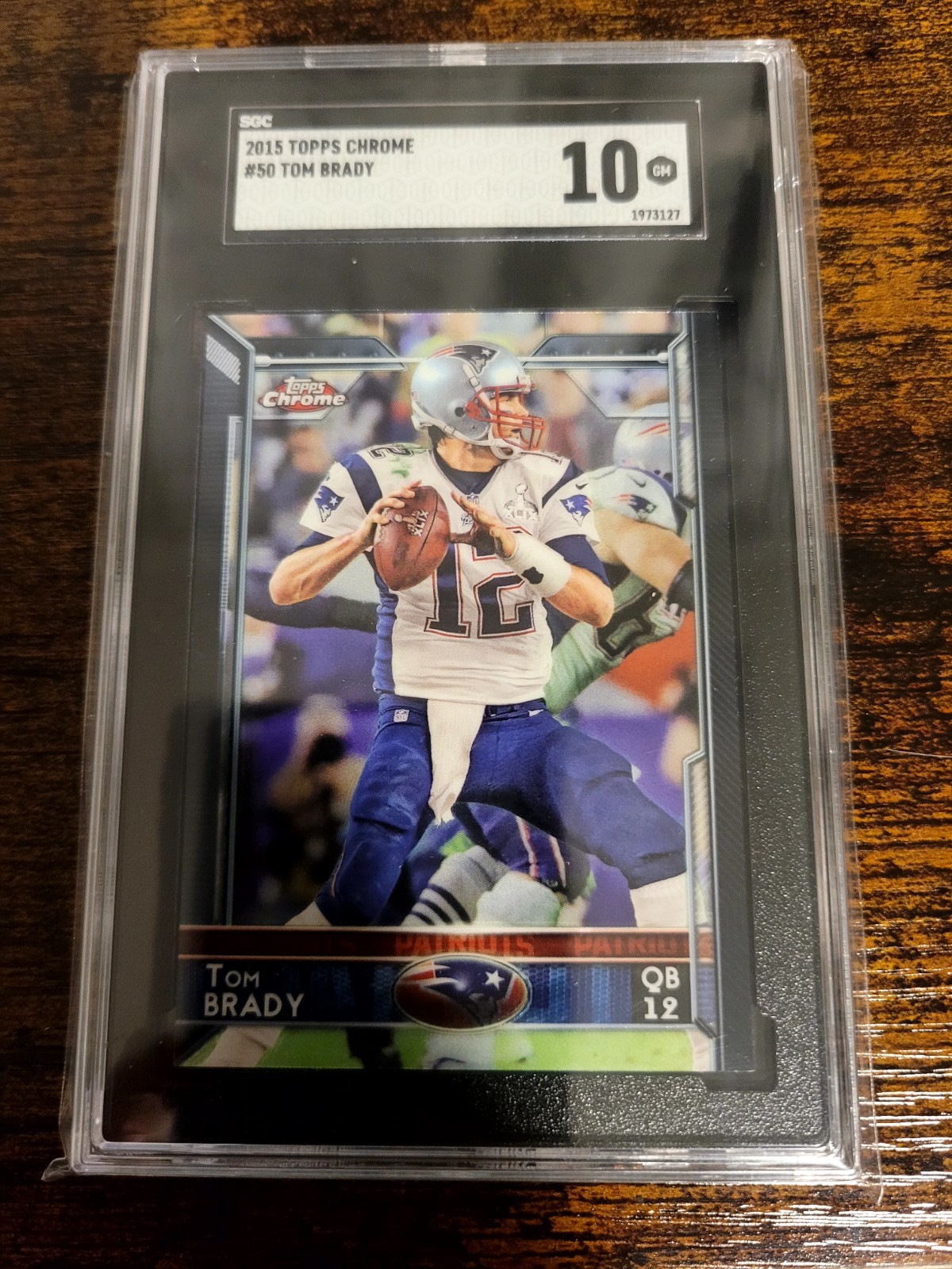 2015 Topps Chrome - Tom Brady #50 SGC 10