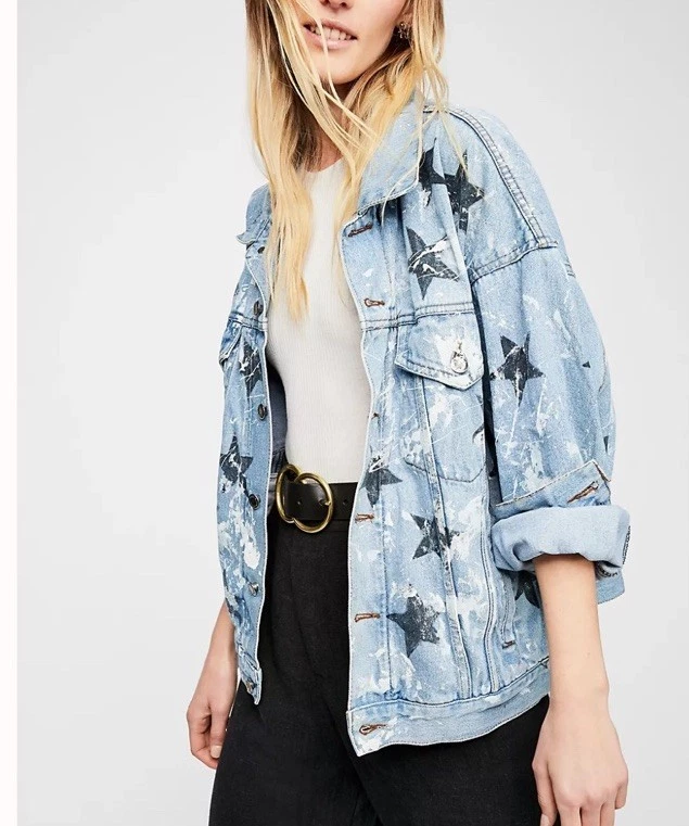 NWT Free People Star Denim Jacket - Image 4 of 4