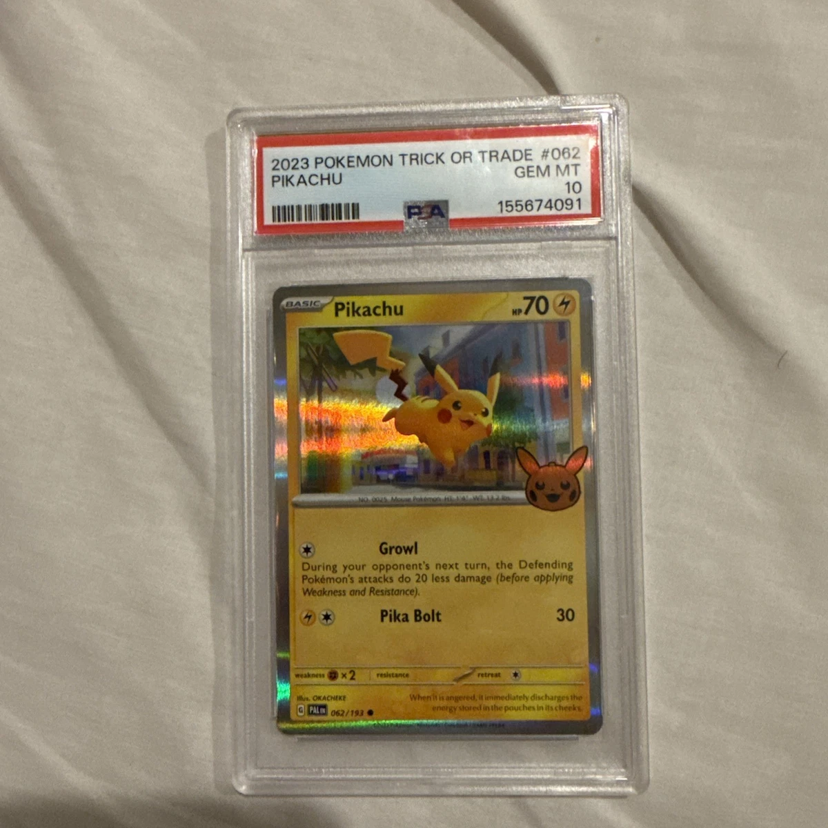 25+ Pikachu Pokémon TCG Grade 10 Common Individual Collectible