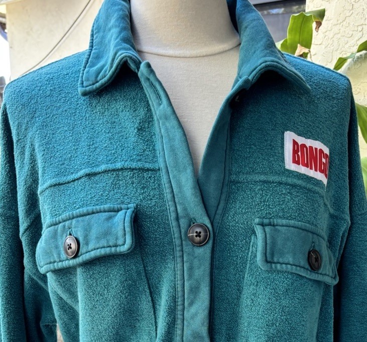 Bongo Y2K Shacket Oversized Small Streetwear Flee… - image 13