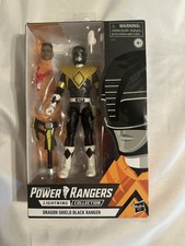 Power Rangers Lightning Collection Mighty Morphin Black Ranger W Dragon Shield