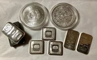 20 toz. Lot Of .999 Silver Assorted Weights - Geiger, Germania, Aztec, Engelhard