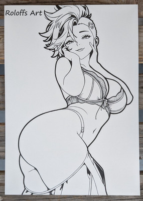 Aktzeichnung 113, weiblicher akt, Tusche, Erotik, nude art drawing, ink, Pin up