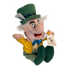 Disney Parks Mad Hatter Bean Bag Plush Alice In Wonderland Vintage NEW WITH TAGS