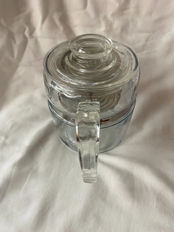 Vintage Pyrex Flameware Glass Percolator Coffee Pot, 7756 6 Cups - Complete - Image 4 of 4