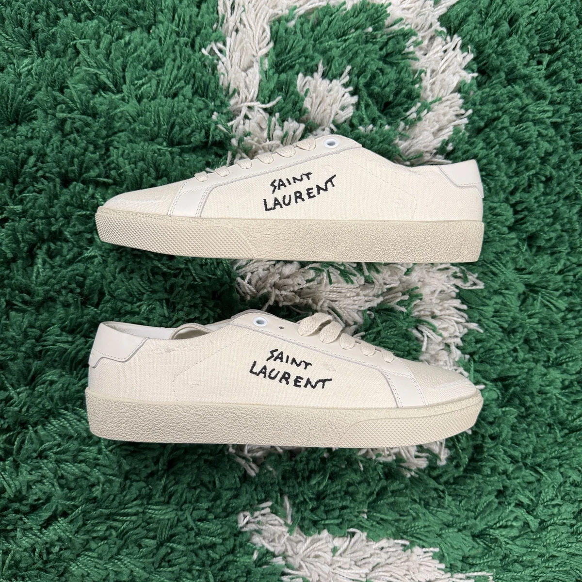 Saint Laurent White Leather Athletic Shoes for Women for sale | eBay
