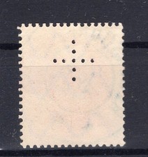 Bavaria Firmenlochung Perfin + (EA1216