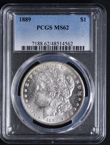 1889 Morgan Dollar PCGS MS62