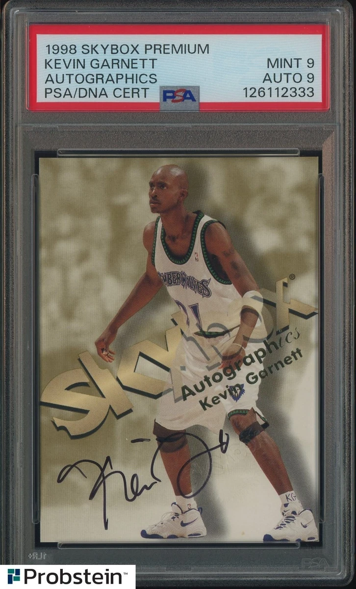Kevin Garnett Professional Sports Authenticator (PSA) Basketball